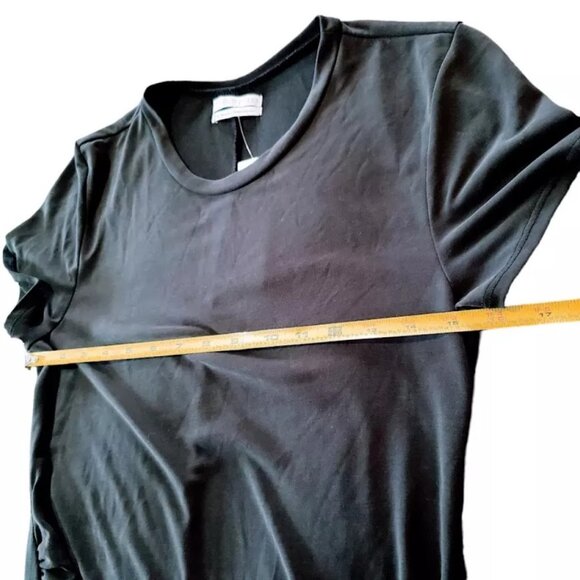 NWT URBAN OUTFITTERS Bodycon Dress, Dark Gray Modal Ruched Bohemian Casual, M - Picture 10 of 13